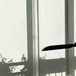 camera settings display showing iso and shutter speed digital production Screenshot einer Kamera-App mit den Belichtungseinstellungen: ISO 100, Blende f/9, Verschlusszeit 1/500 s. Im Hintergrund sind Schatten von Pflanzen und einem Fenster zu sehen.