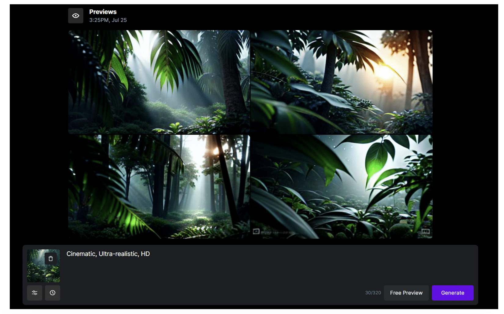 11 animiertes endboard über runway 2 digital production Prompt Eingabe innerhalb des Gen-2 Modells von Runway