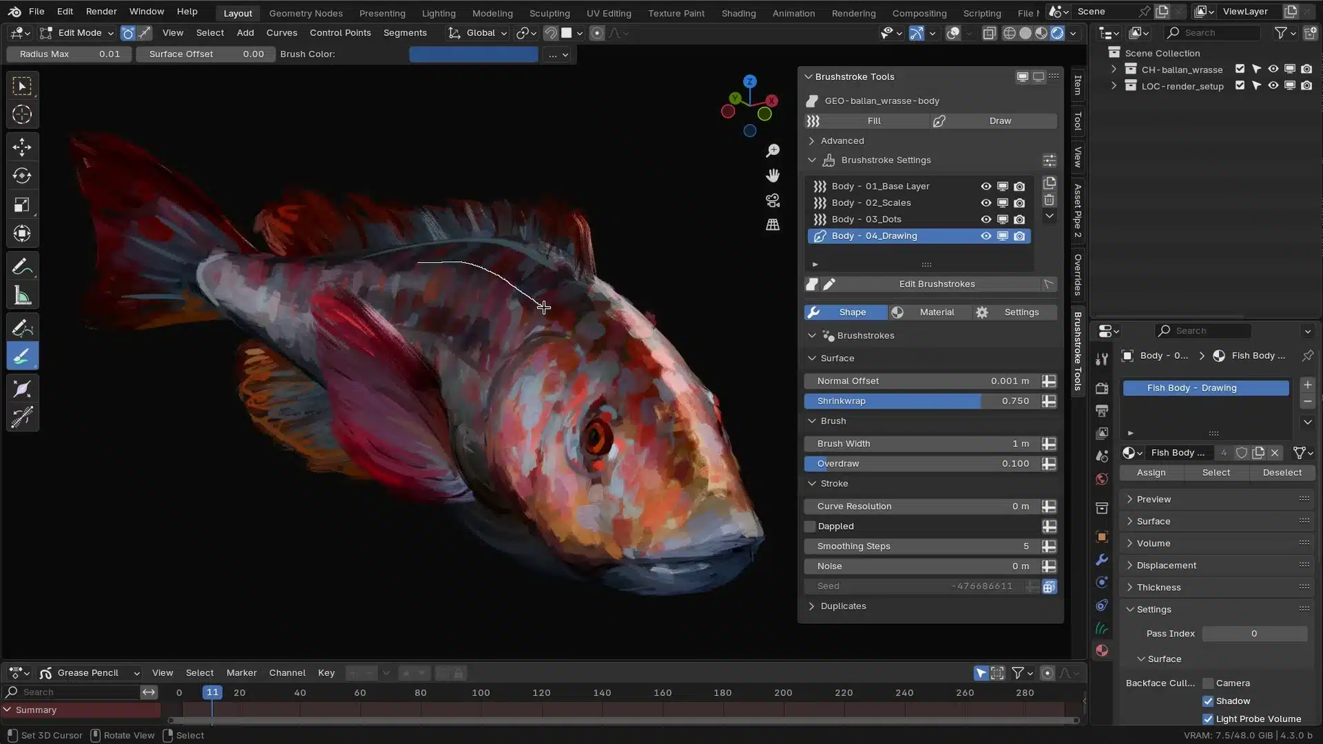 Free Brushstroke Tools Now Available for Blender from Blender Studio ...
