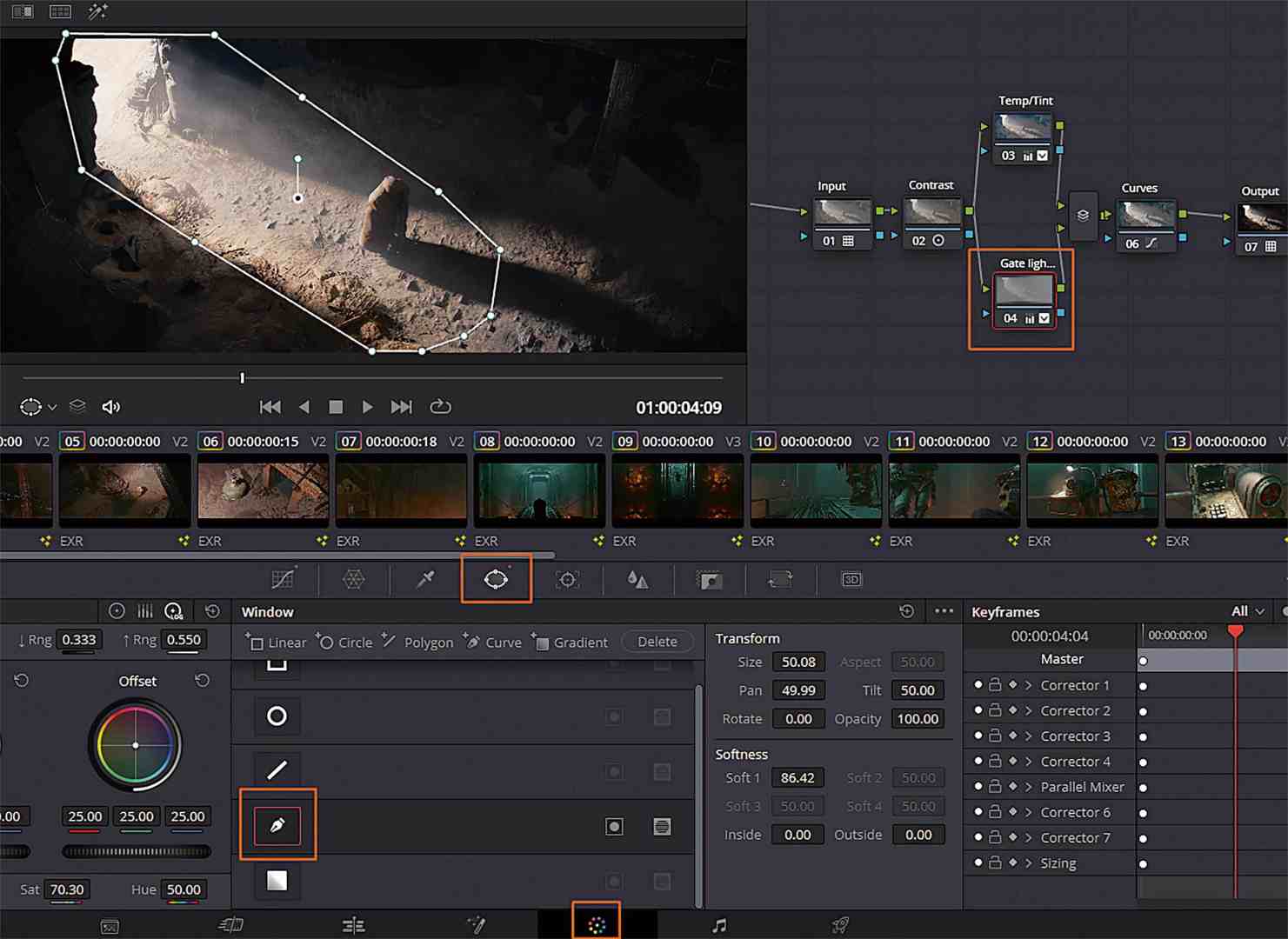 davinciresolvedigitalprodtut5stepmasks digital production