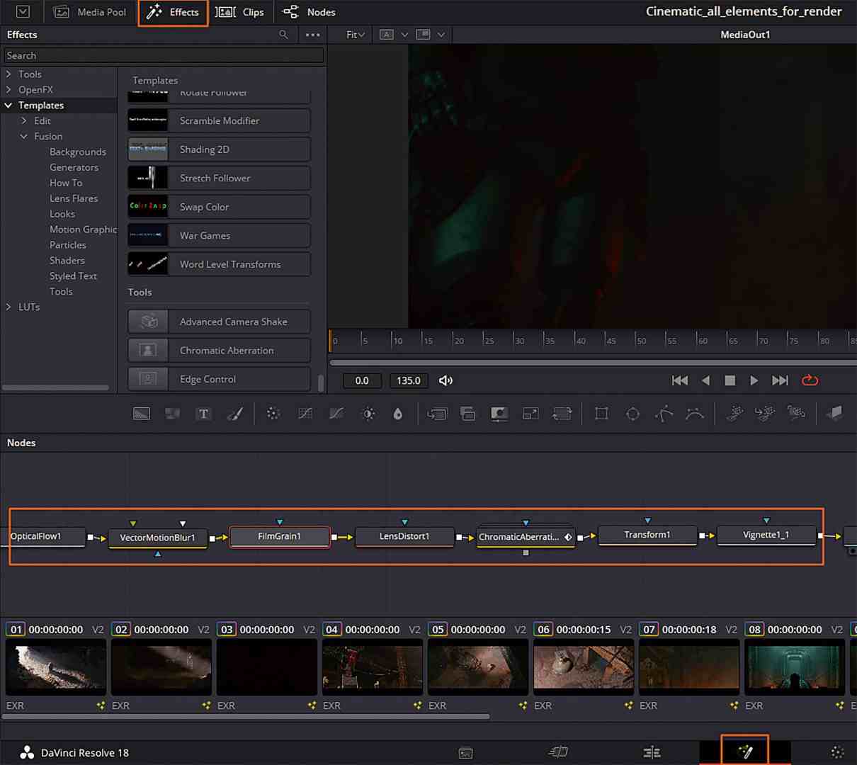 davinciresolvedigitalprodtut6stepposteffects digital production