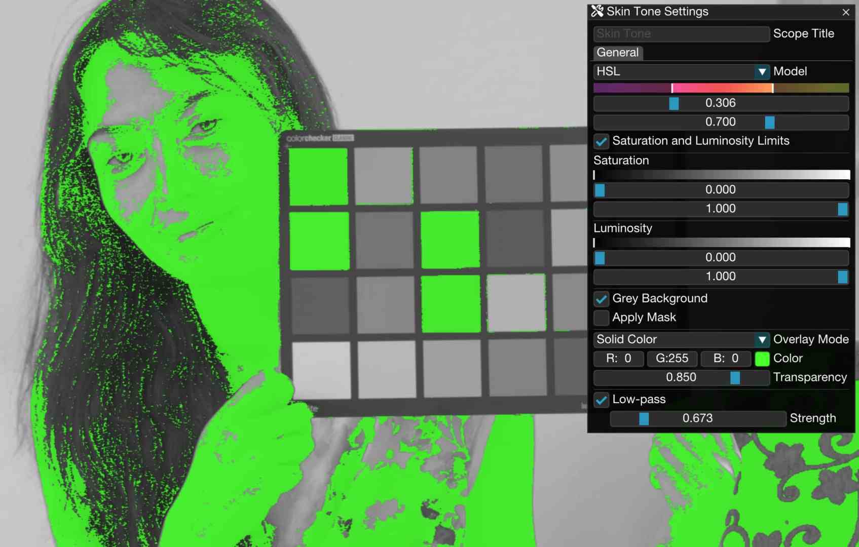 skinscope digital production „Skin Tone“ widmet sich speziell der Analyse von Hauttönen.