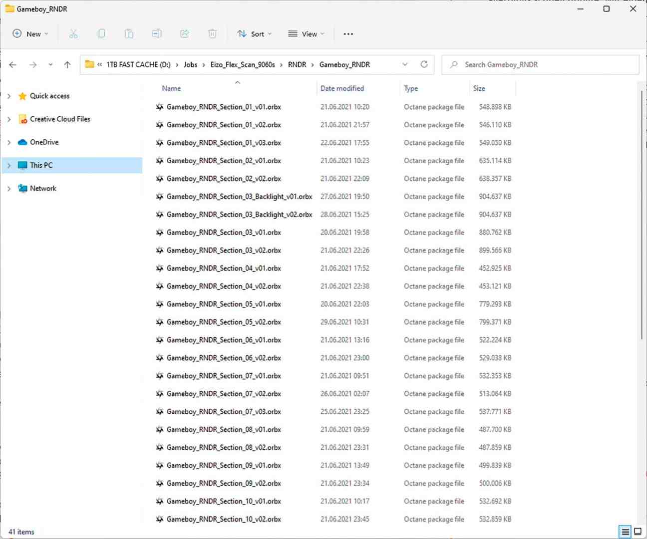 a file explorer window showing a folder named gamebuyindr the folder contains multiple files named gamebuyindrsection with varying sizes types and modification dates displayed in a list format digital production A file explorer window showing a folder named 'Gamebuy_INDR'. The folder contains multiple files named 'Gamebuy_INDR_Section...' with varying sizes, types, and modification dates, displayed in a list format.