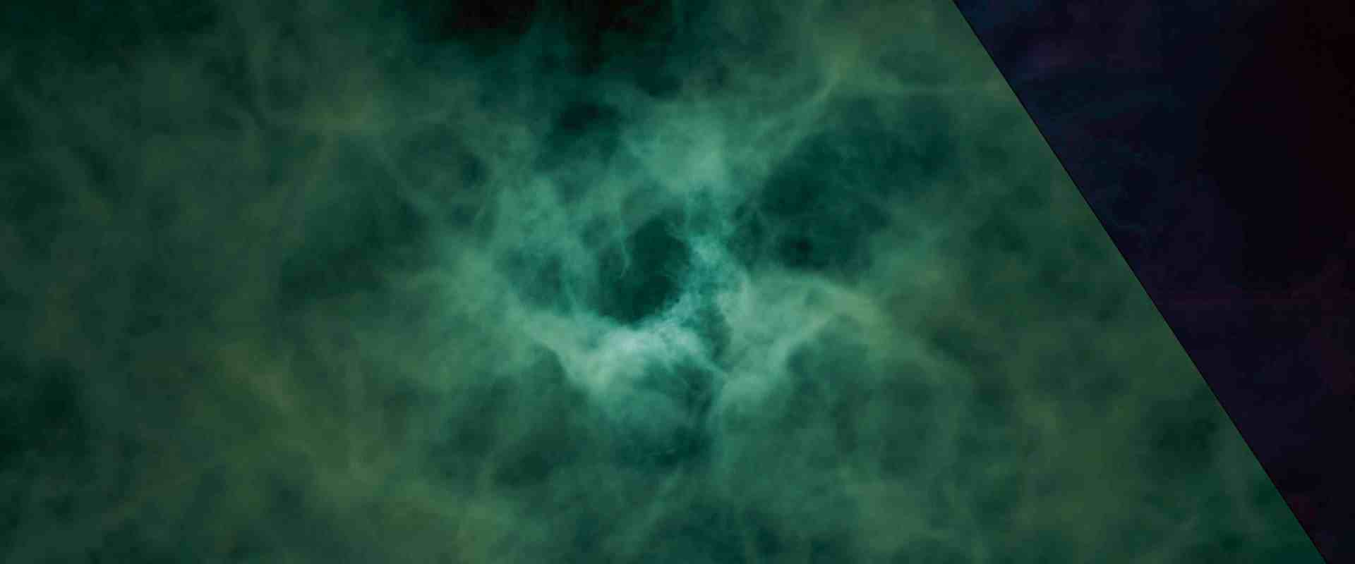 a closeup view of swirling green and dark clouds creating an abstract texture in a mystical atmosphere digital production A close-up view of swirling green and dark clouds, creating an abstract texture in a mystical atmosphere.
