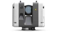 a 3d laser scanner with rotating base and lens digital production A 3D laser scanner with rotating base and lens.