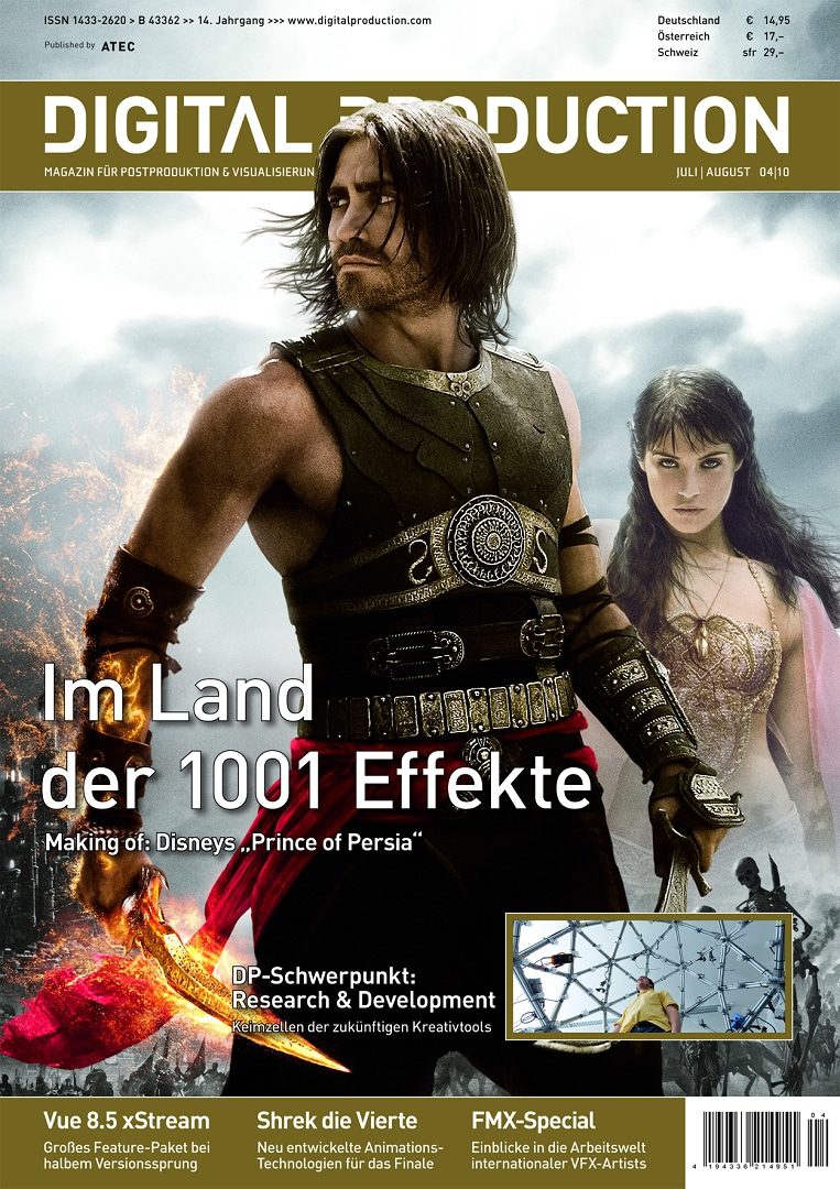 magazine cover featuring two characters from a movie digital production Magazine cover featuring two characters from a movie