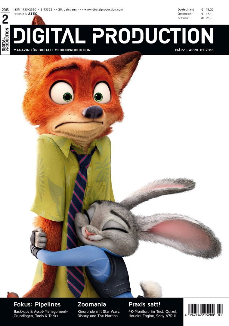 animated fox and rabbit hugging on a magazine cover digital production Animated fox and rabbit hugging on a magazine cover