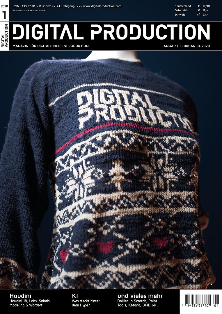 a sweater with the text digital production displayed prominently on the front digital production A sweater with the text 'DIGITAL PRODUCTION' displayed prominently on the front.