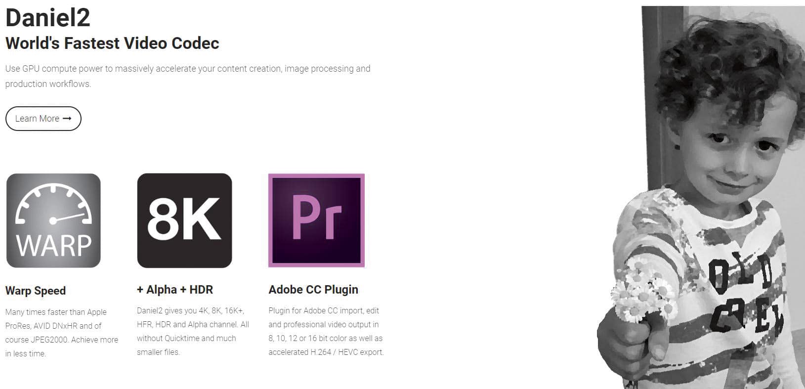 a child holding an ice cream cone smiling at the camera digital production A young child wearing a striped shirt is smiling and holding a small bouquet of flowers in one hand, with a playful gesture.