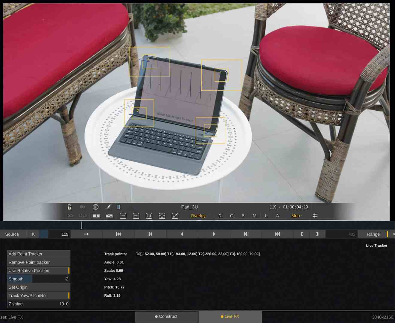 tablet with keyboard on a round table in a garden setting digital production Tablet with keyboard on a round table in a garden setting