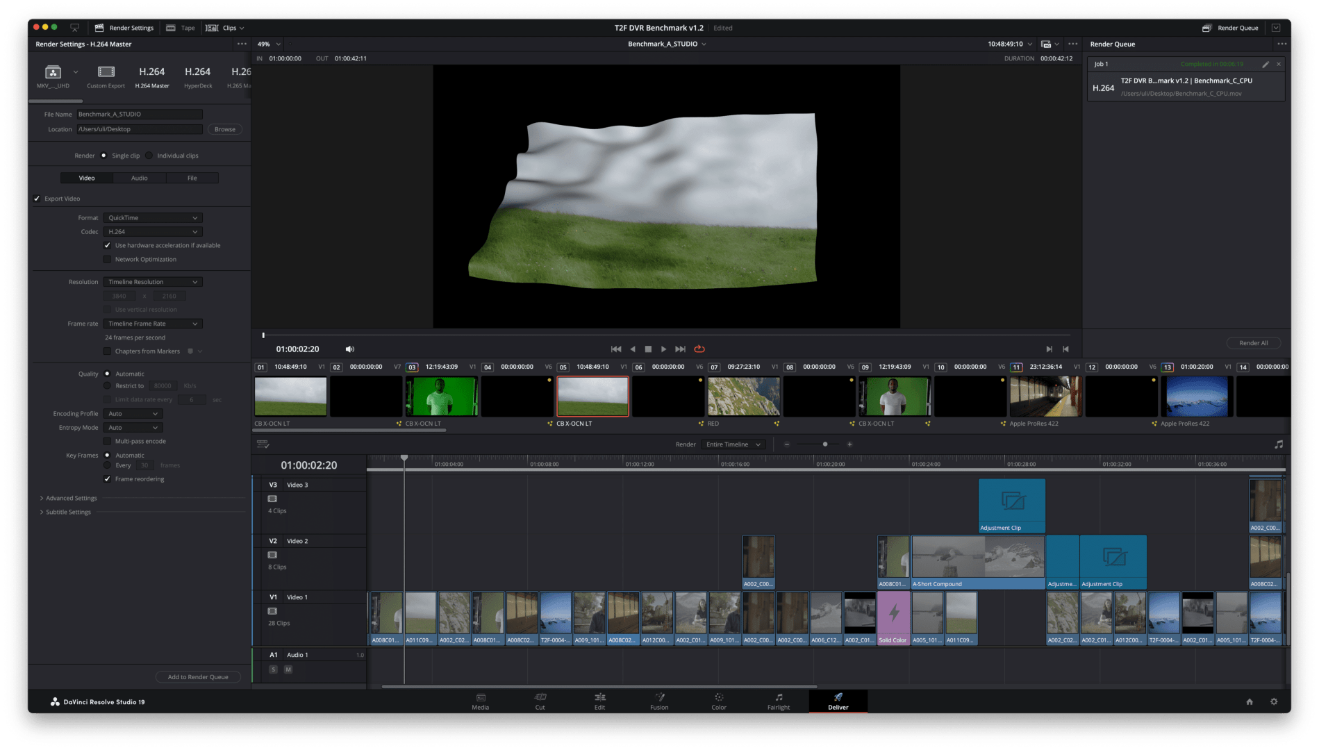 video editing software interface displaying timeline and preview window digital production Video editing software interface displaying timeline and preview window.