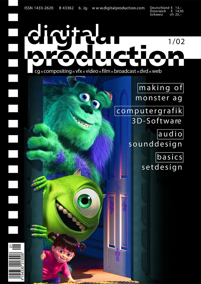 colorful magazine cover featuring animated characters and text digital production Colorful magazine cover featuring animated characters and text