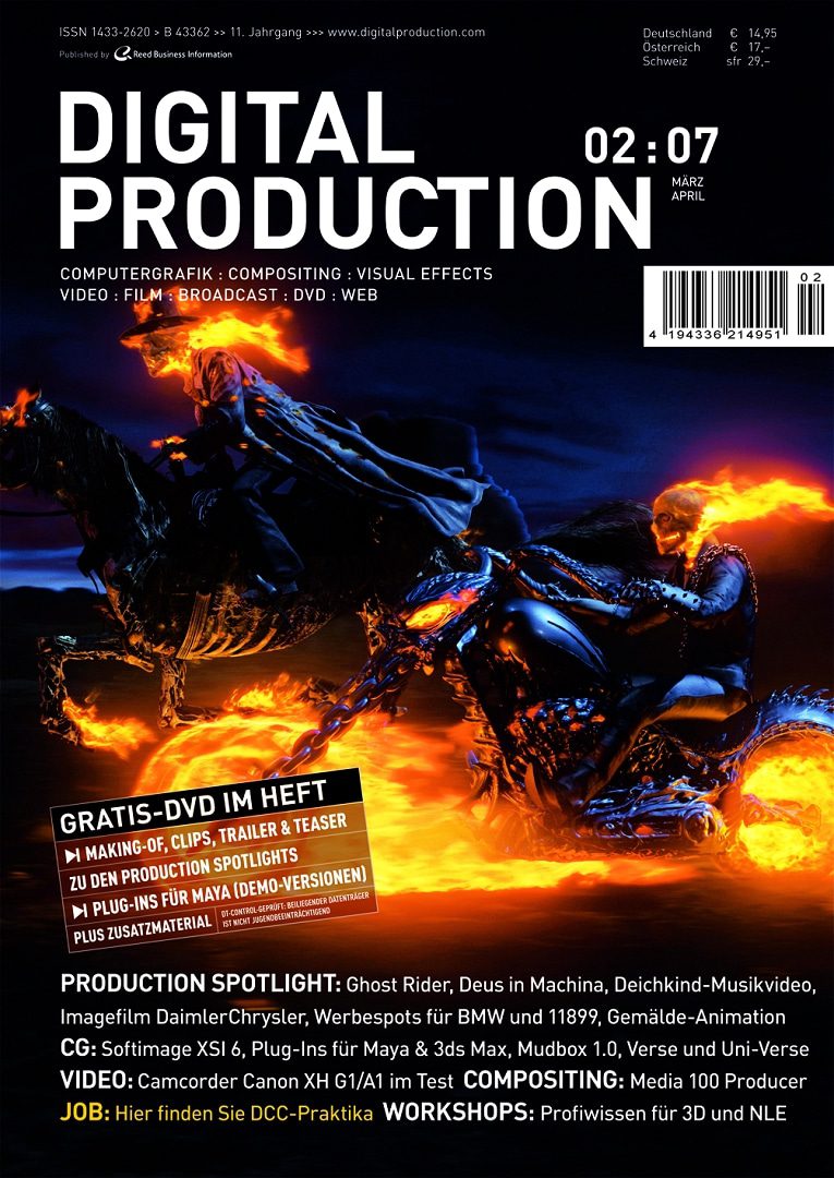 magazine cover for digital production with flame graphics and computer graphics focus digital production Magazine cover for Digital Production with flame graphics and computer graphics focus