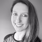 smiling woman with long hair in black and white digital production Smiling woman with long hair in black and white.