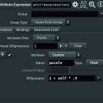 user interface for attribute expression settings in software digital production User interface for attribute expression settings in software