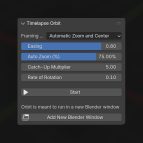 Timelapse Orbit 2.0 Keeps Blender WIPs Showreel-Ready
