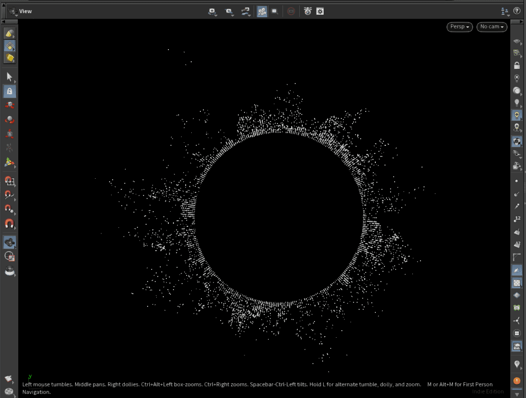 a circular design composed of numerous small white dots against a black background forming a textured outline that resembles a glowing halo or cosmic entity digital production A circular design composed of numerous small white dots against a black background, forming a textured outline that resembles a glowing halo or cosmic entity.