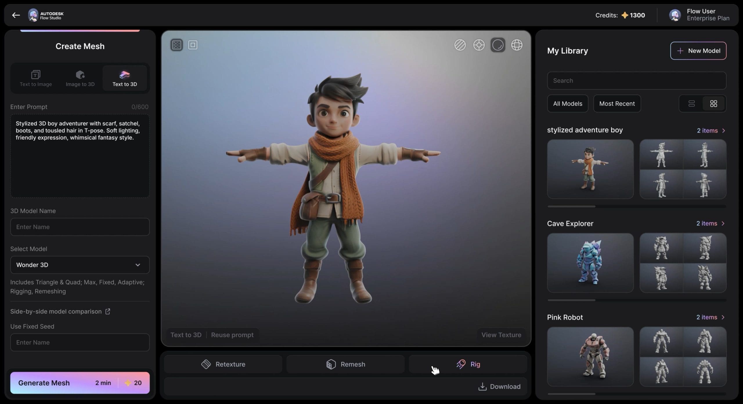 a digital character model stands centered in a sleek interface the character is a young adventurer with a cheerful expression wearing a warm scarf and light clothing hands outstretched on the left tools for customization are visible with options like retouch and remove while on the right various stylized models are displayed digital production A digital character model stands centered in a sleek interface. The character is a young adventurer with a cheerful expression, wearing a warm scarf and light clothing, hands outstretched. On the left, tools for customization are visible, with options like "Retouch" and "Remove," while on the right, various stylized models are displayed.
