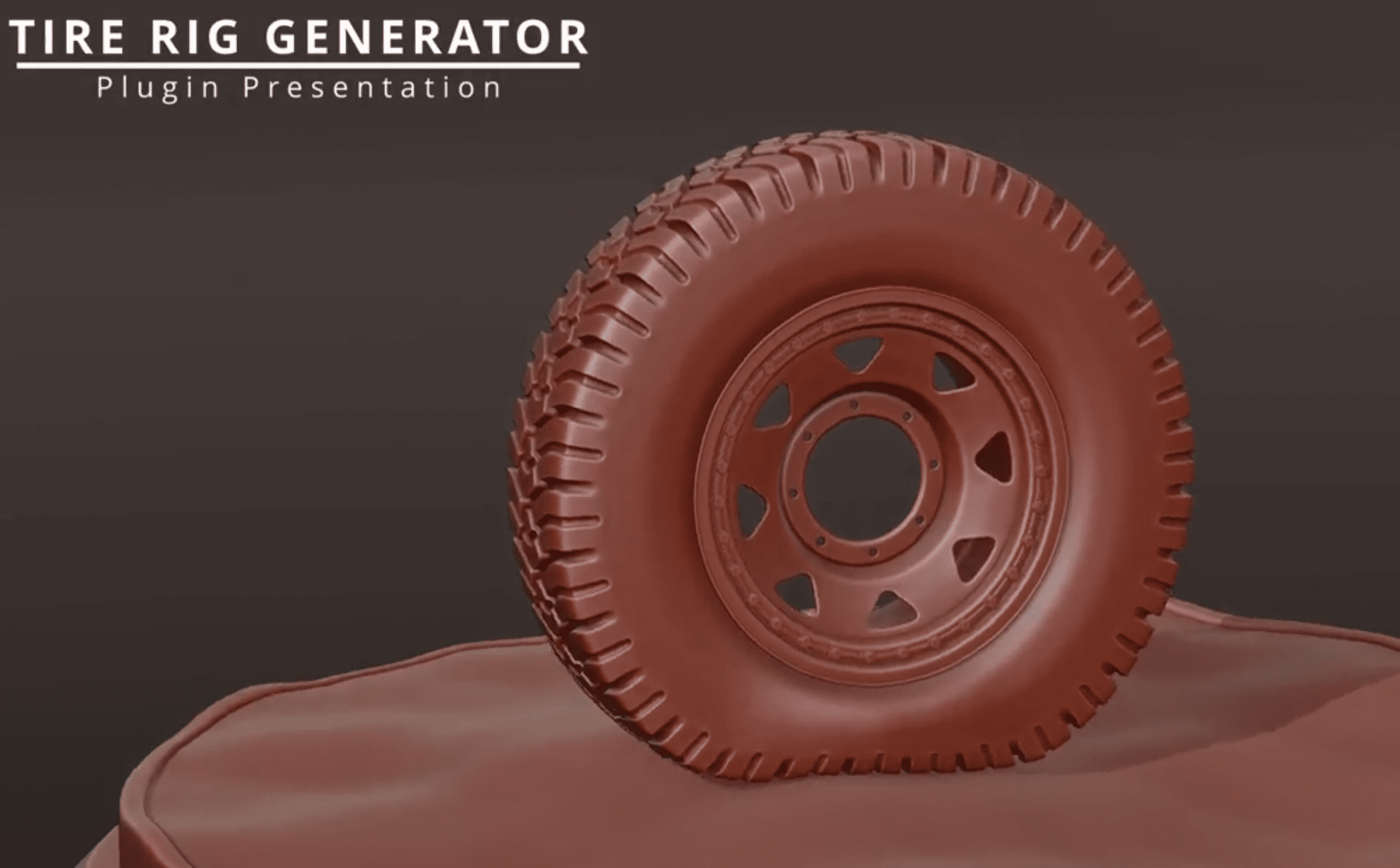 a detailed 3d rendering of a robust tire showcasing its textured tread and rugged design the tire sits prominently on a smooth rounded platform contrasting against a soft brown background displayed at an angle it emphasizes the intricate pattern of the tread and the circular hub digital production A detailed 3D rendering of a robust tire, showcasing its textured tread and rugged design. The tire sits prominently on a smooth, rounded platform, contrasting against a soft brown background. Displayed at an angle, it emphasizes the intricate pattern of the tread and the circular hub.