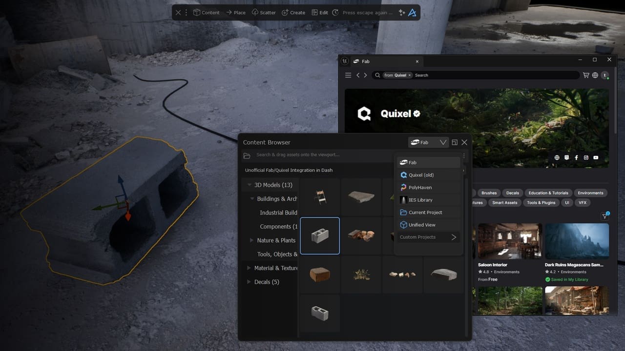 PolygoFlow Dash asset manager goes free on Fab - DIGITAL PRODUCTION