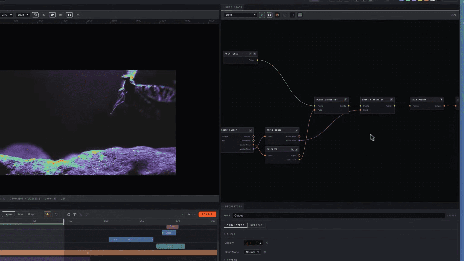 Caddis mixes layers with nodes per layer - DIGITAL PRODUCTION