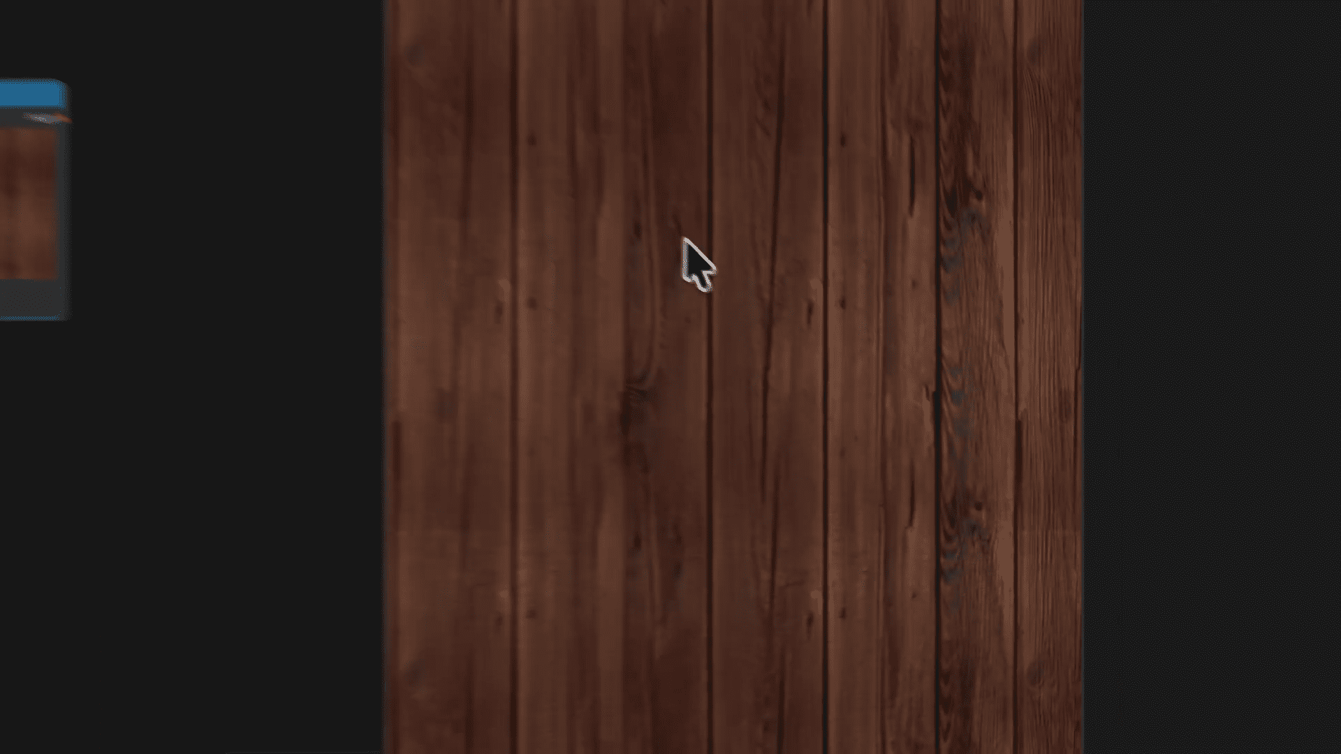a closeup view of a rich brown wooden surface showcasing vertical planks with natural grain patterns and subtle variations in color a computer mouse pointer hovers over the surface indicating interactive engagement set against a contrasting dark background digital production A close-up view of a rich brown wooden surface, showcasing vertical planks with natural grain patterns and subtle variations in color. A computer mouse pointer hovers over the surface, indicating interactive engagement, set against a contrasting dark background.