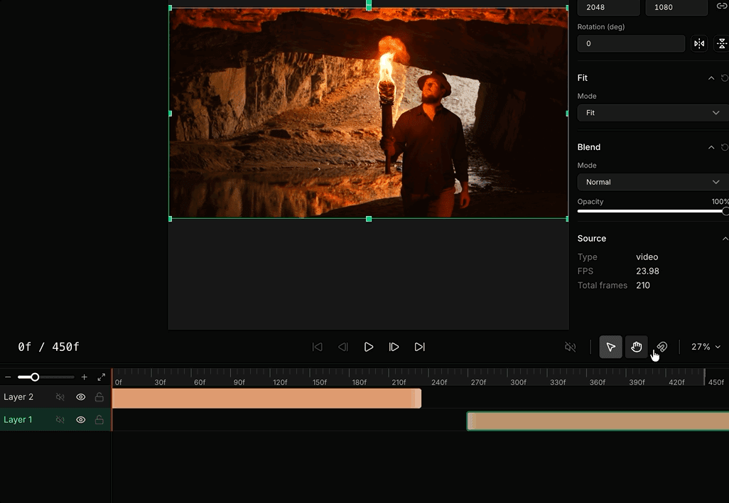 a man with a torch illuminates a rugged cave casting flickering shadows on the textured rock walls the warm glow of the flame contrasts with the cool dark cavern surroundings creating a mysterious ambiance as he explores the rugged terrain clad in dark clothing digital production A man with a torch illuminates a rugged cave, casting flickering shadows on the textured rock walls. The warm glow of the flame contrasts with the cool, dark cavern surroundings, creating a mysterious ambiance as he explores the rugged terrain, clad in dark clothing.
